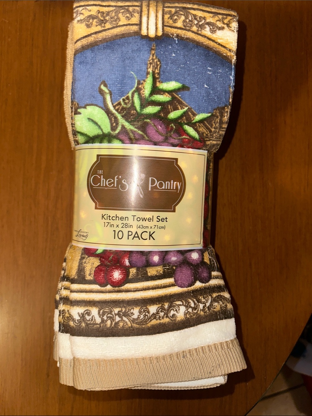 10 Pack Novelty Kitchen Towel Set - Brown/Multi